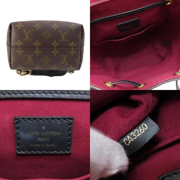 Louis Vuitton M45516 Montsouris BB Monogram Backpack/Daypack Canvas Women's L... - Picture 4 of 11